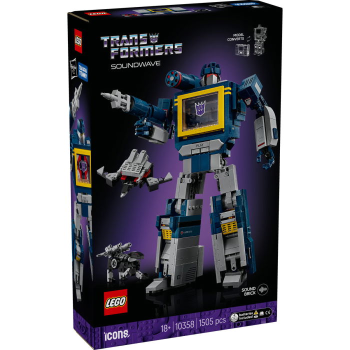 LEGO®  Icons (Creator Expert) - Transformers: Soundwave (10358), 1505 piese [2]