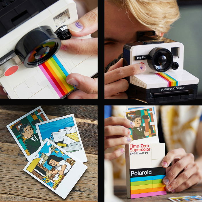  LEGO®  Ideas - Camera foto Polaroid OneStep SX-70 (21345), 516 piese [10]
