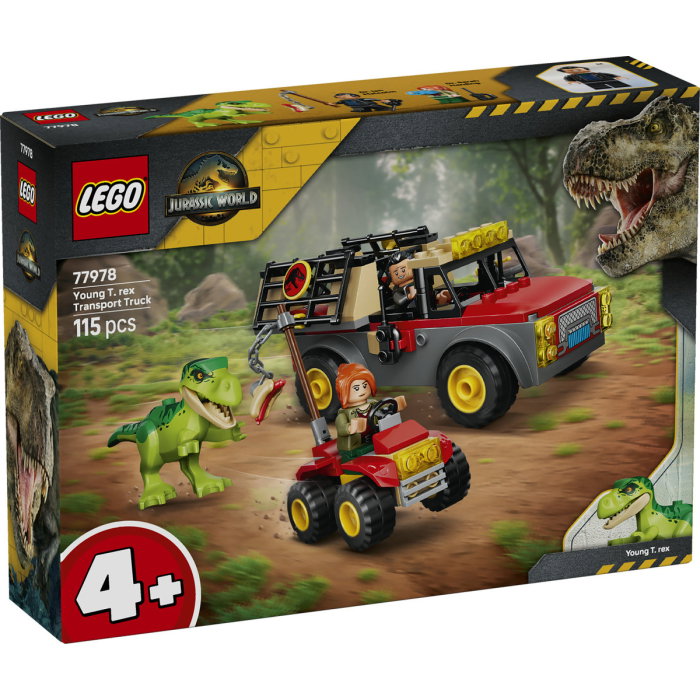 LEGO® Jurassic World - Camioneta de transport pentru un tanar T. rex (77978), 115 piese [2]