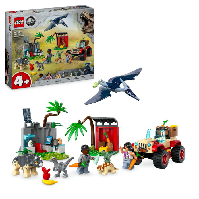  LEGO®  Jurassic World - Centrul de salvare al puilor de dinozaur (76963), 139 piese [1]
