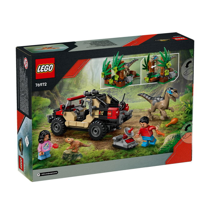 LEGO® Jurassic World -  Evadare off-road din calea unui Velociraptor (76972), 285 piese [3]