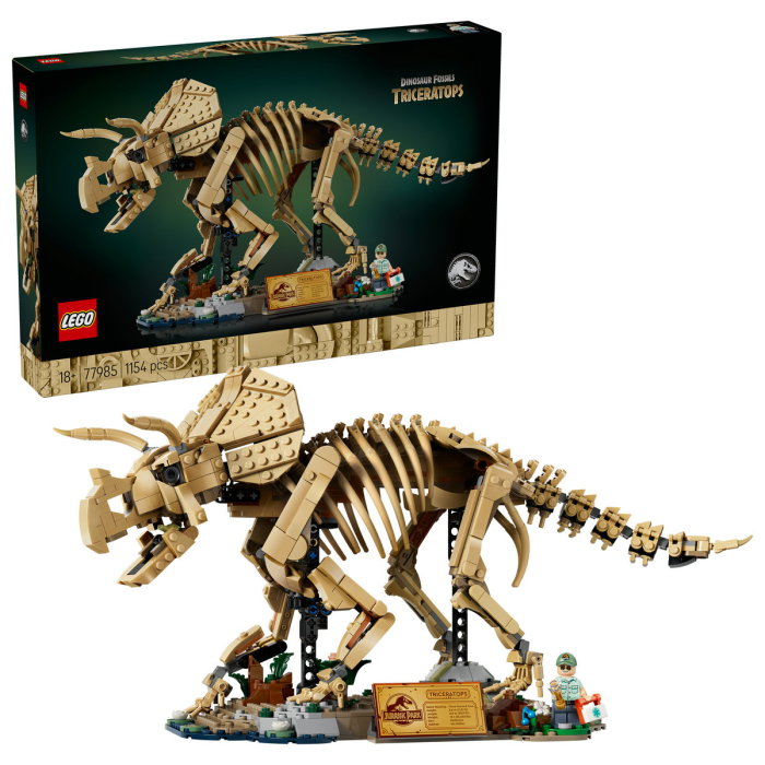 LEGO® Jurassic World - Fosile de dinozaur: Triceratops (77985), 1154 piese [1]