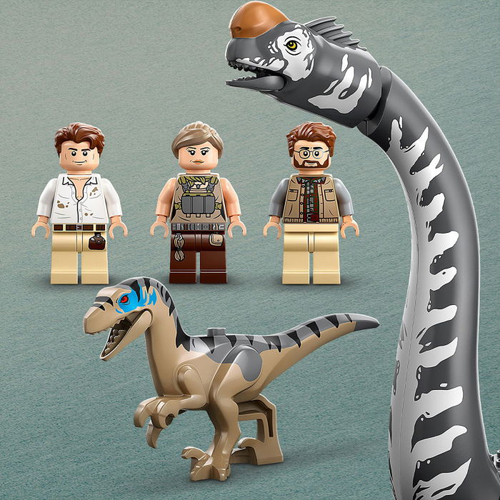LEGO® Jurassic World - Misiune de urmarire a unui Velociraptor si a unui Titanosaurus (76973), 582 piese [7]