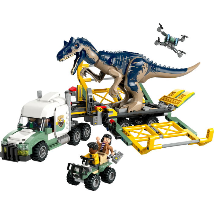 LEGO® Jurassic World - Misiunea ”Dinozaur”: Camion de transport pentru un Allosaurus (76966), 588 piese [7]