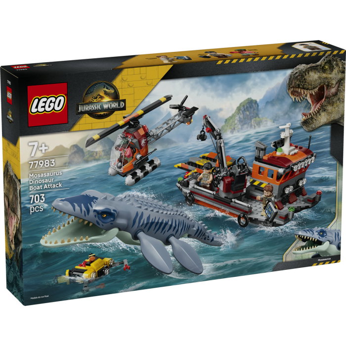 LEGO® Jurassic World - Un Mosasaurus ataca o barca (77983), 703 piese [2]
