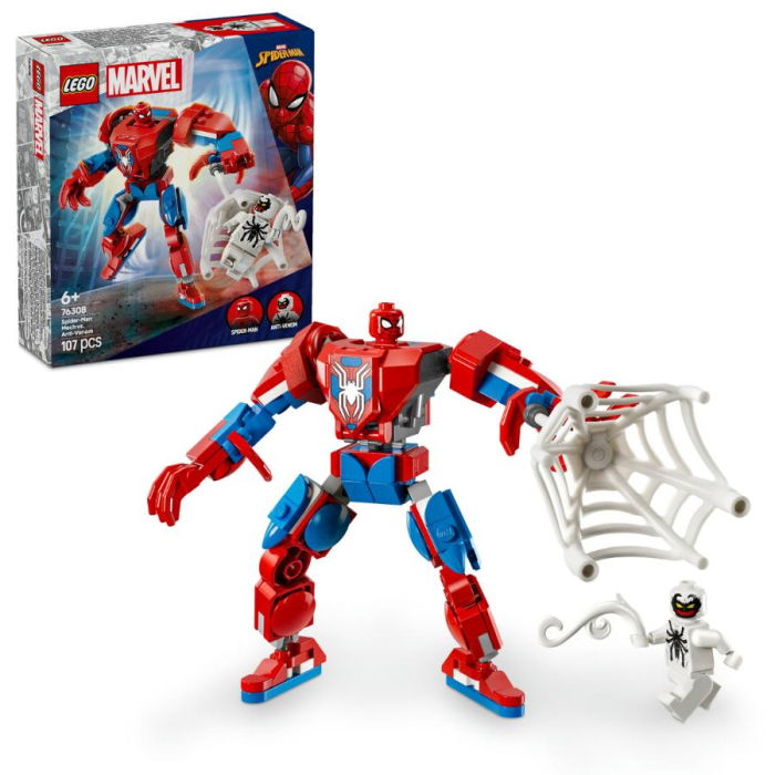 LEGO® Marvel - Robotul Omul Paianjen vs. Anti-Venom (76308), 107 piese [1]