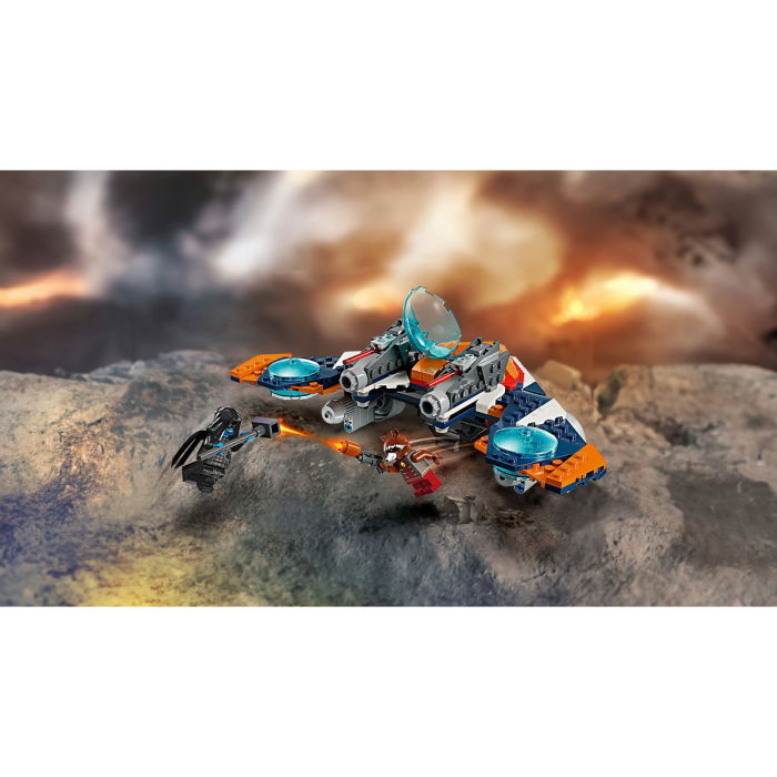  LEGO®  Marvel Super Heroes - Avionul de lupta al lui Rocket vs Ronan (76278), 290 piese [9]