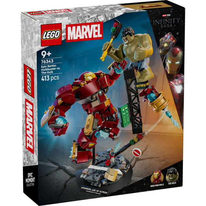 LEGO® Marvel Super Heroes - Batalie memorabila: Hulkbuster vs Hulk (76343), 413 piese [2]