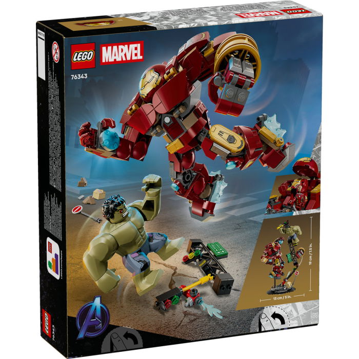 LEGO® Marvel Super Heroes - Batalie memorabila: Hulkbuster vs Hulk (76343), 413 piese [3]