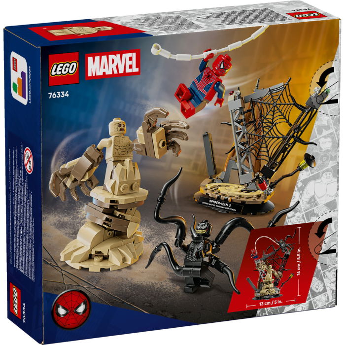 LEGO® Marvel Super Heroes - Batalie memorabila: Omul Paianjen vs Sandman (76334), 201 piese [3]