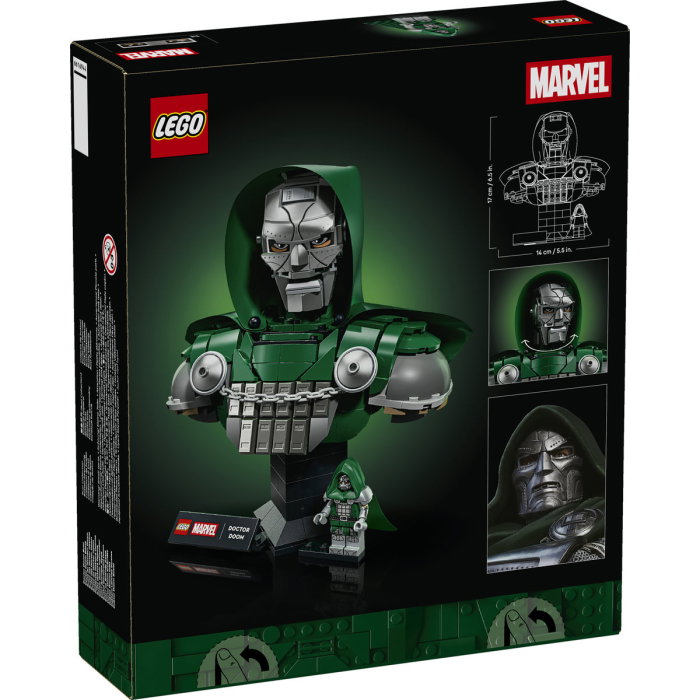 LEGO® Marvel Super Heroes -  Bustul Doctorului Doom (76345), 379 piese [4]