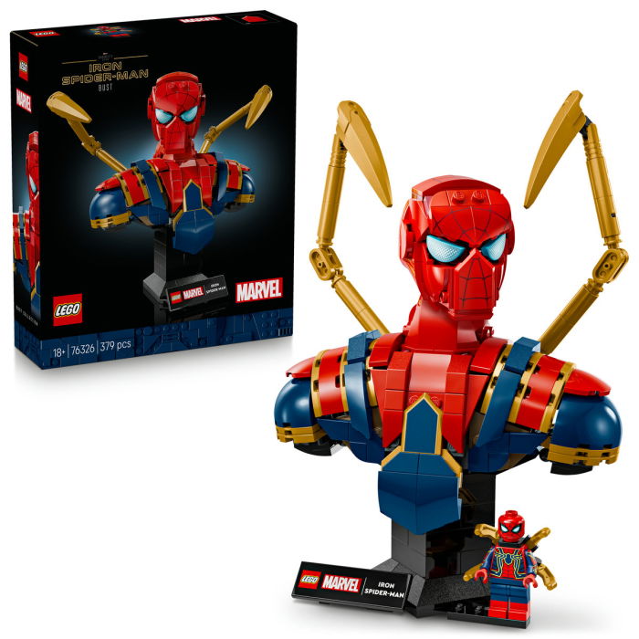 LEGO®  Marvel Super Heroes - Bustul lui Iron Spider-Man (76326), 379 piese [1]