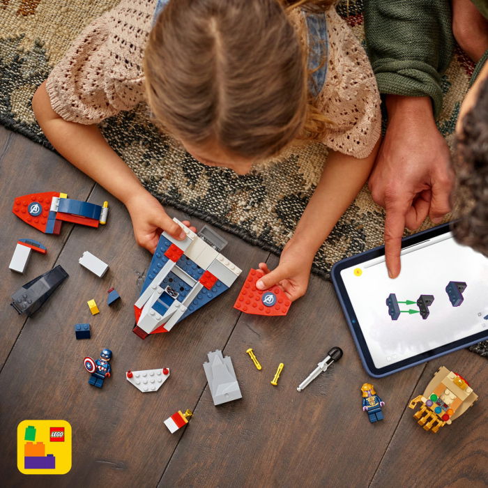 LEGO®  Marvel Super Heroes - Capitanul America vs Thanos (76319), 107 piese [9]