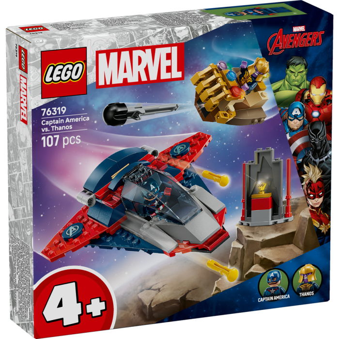 LEGO®  Marvel Super Heroes - Capitanul America vs Thanos (76319), 107 piese [2]