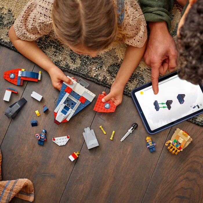 LEGO®  Marvel Super Heroes - Capitanul America vs Thanos (76319), 107 piese [4]