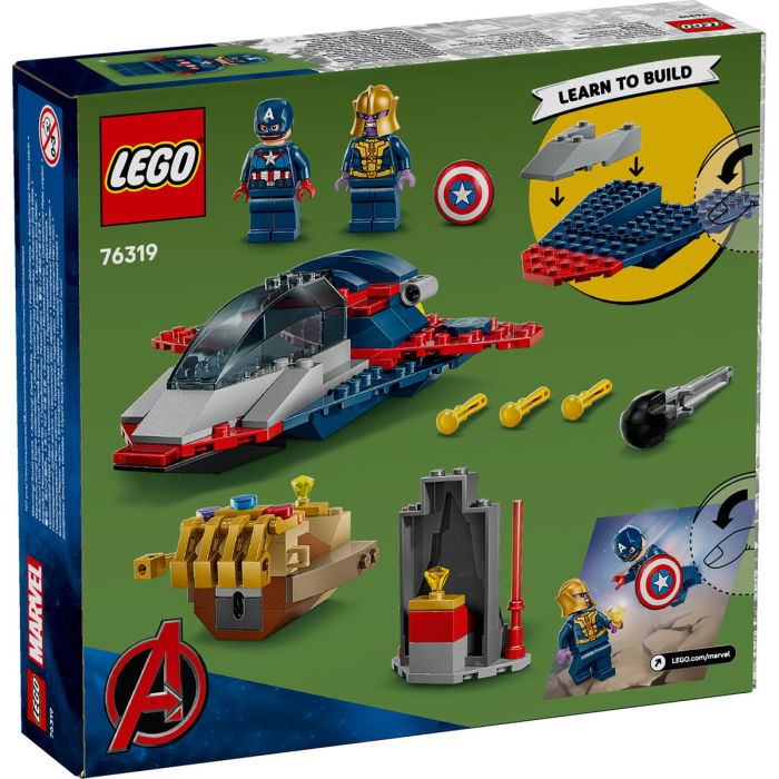 LEGO®  Marvel Super Heroes - Capitanul America vs Thanos (76319), 107 piese [3]