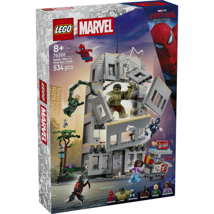 LEGO® Marvel Super Heroes - Confruntarea memorabila dintre Omul-Paianjen si Hulk (76350), 534 piese [2]