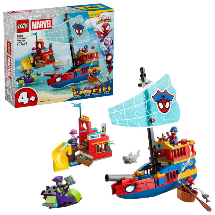 LEGO® Marvel Super Heroes - Corabia de pirati a echipei lui Spidey (11208), 201 piese [1]