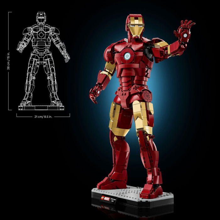 LEGO® Marvel Super Heroes - Editia de colectie Iron Man Mark 3 (76344), 1297 piese [9]