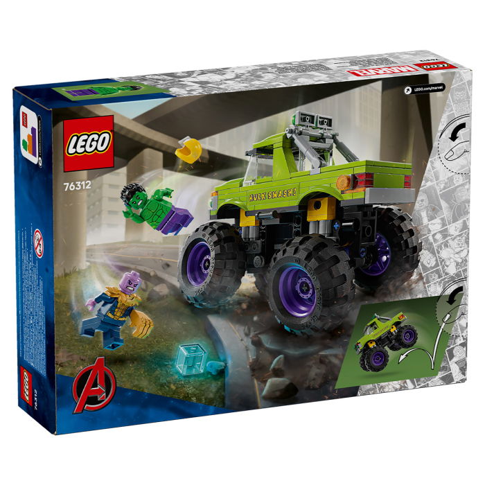 LEGO® Marvel Super Heroes - Hulk in vehicul de teren contra lui Thanos (76312), 229 piese [3]
