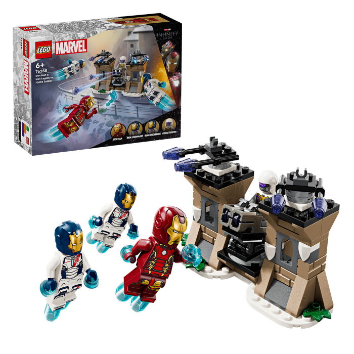  LEGO®  Marvel Super Heroes - Iron Man si Legiunea de Fier vs. Soldat Hydra (76288), 135 piese [1]