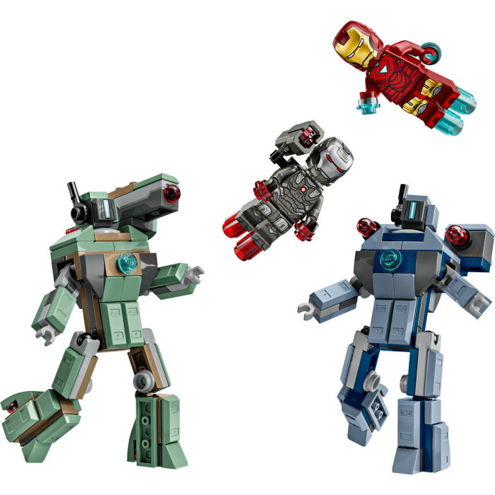 LEGO® Marvel Super Heroes - Iron Man si War Machine vs dronele Hammer (76320), 204 piese [7]