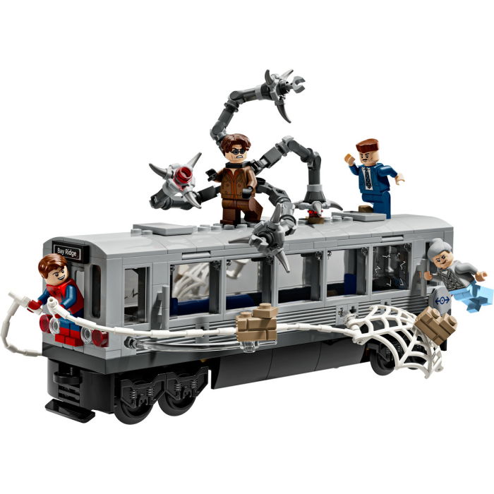 LEGO®  Marvel Super Heroes - Lupta de pe acoperisul trenului dintre Omul-Paianjen si Doc Ock (76321), 393 piese [7]