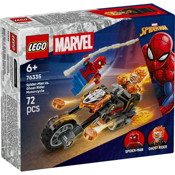 LEGO® Marvel Super Heroes - Omul Paianjen vs Calaretul fantoma pe motocicleta (76335), 72 piese [2]