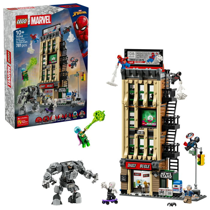 LEGO® Marvel Super Heroes - Omul Paianjen vs Mysterio: Daily Bugle (76342), 781 piese [1]