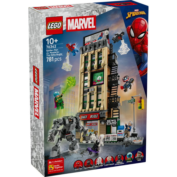 LEGO® Marvel Super Heroes - Omul Paianjen vs Mysterio: Daily Bugle (76342), 781 piese [2]
