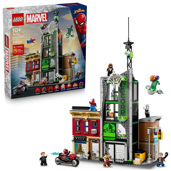 LEGO®  Marvel Super Heroes - Omul-Paianjen vs Oscorp (76324), 808 piese [1]