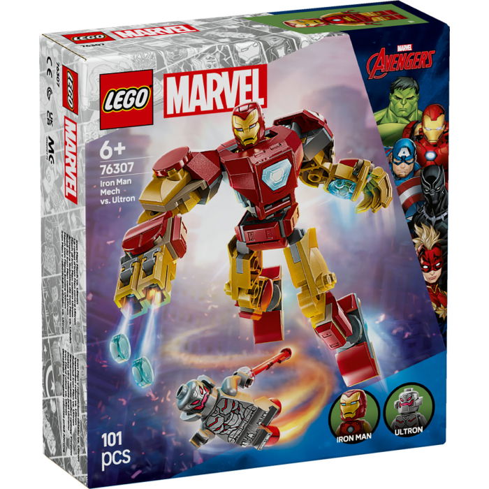  LEGO®  Marvel Super Heroes - Robotul Iron Man vs. Ultron (76307), 101 piesa  [2]