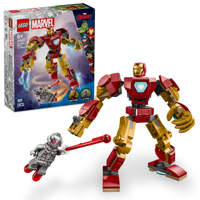  LEGO®  Marvel Super Heroes - Robotul Iron Man vs. Ultron (76307), 101 piesa  [1]