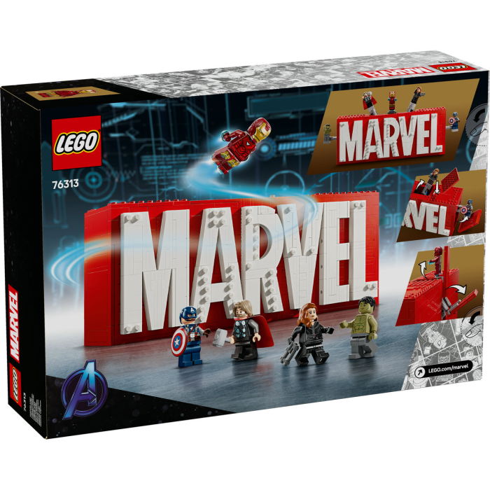 LEGO® Marvel Super Heroes - Sigla si minifigurine MARVEL (76313), 931 piesa [3]