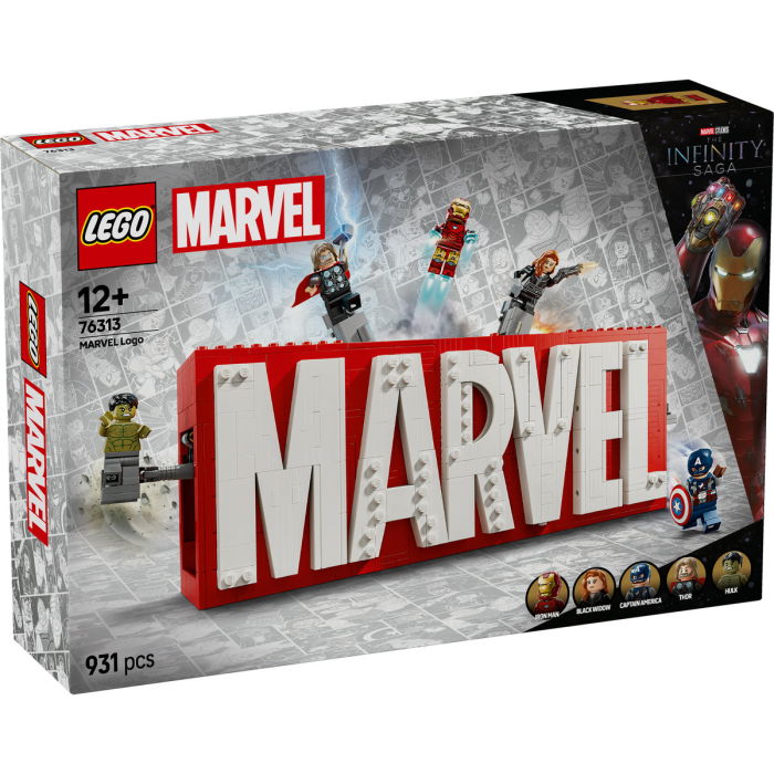 LEGO® Marvel Super Heroes - Sigla si minifigurine MARVEL (76313), 931 piesa [2]