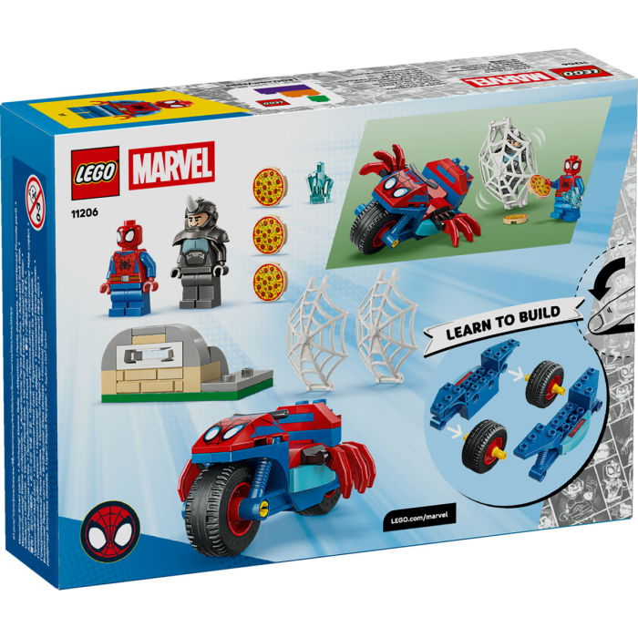 LEGO® Marvel Super Heroes - Spidey pe motocicleta vs Rhino (11206), 61 piese [3]