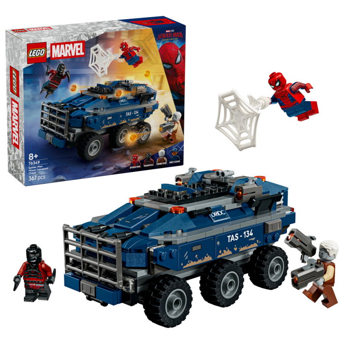 LEGO® Marvel Super Heroes - Urmarire cu Omul Paianjen si masina inchisorii (76349), 367 piese [1]