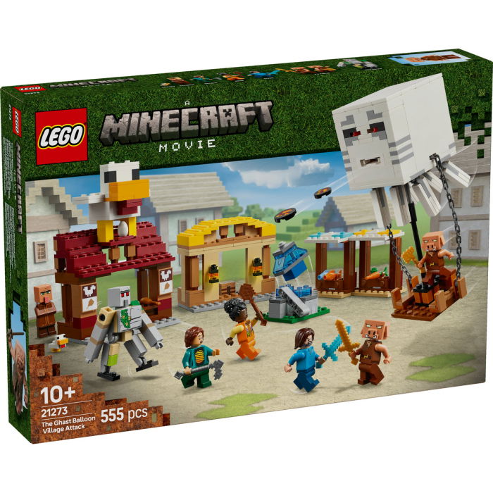  LEGO®  Minecraft - Atacul baloanelor Ghast asupra satului (21273), 555 piese [2]