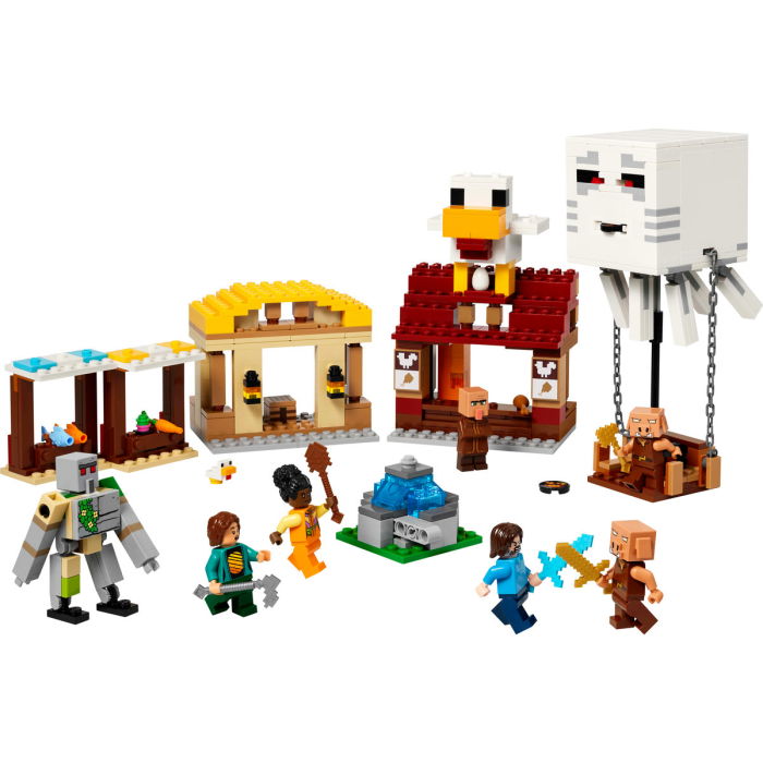  LEGO®  Minecraft - Atacul baloanelor Ghast asupra satului (21273), 555 piese [9]
