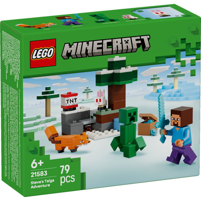 LEGO® Minecraft -  Aventura din Taiga a lui Steve (21583), 79 piese [2]