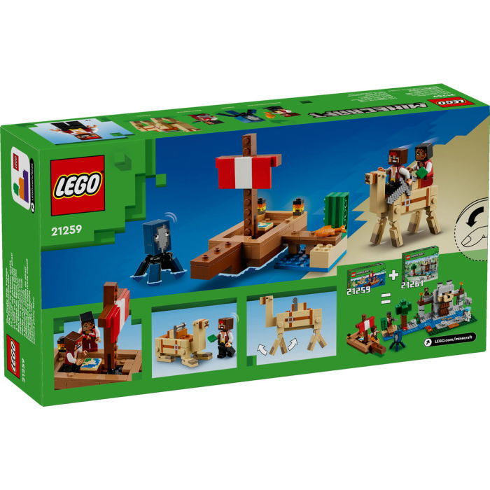  LEGO®  Minecraft - Calatorie pe corabia de pirati (21259), 166 piese [3]
