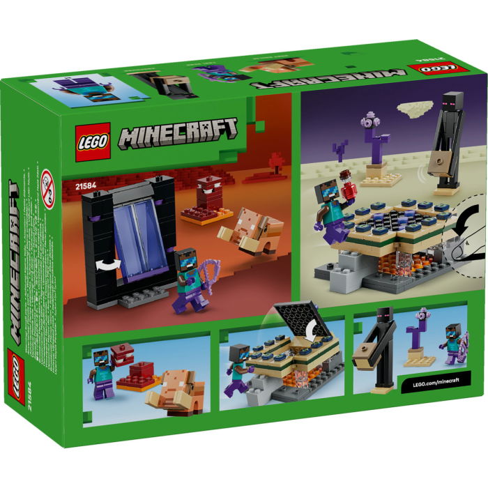 LEGO® Minecraft -  Calatorie prin portalurile Nether si End (21584), 192 piese [3]