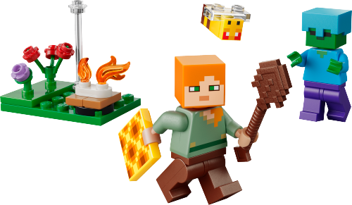 LEGO® Minecraft -  Conflict la focul de tabara al lui Alex (30732), 31 piese [1]