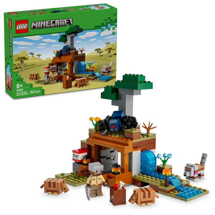 LEGO® Minecraft - Expeditia de minerit cu Tatu (21269), 247 piese [1]