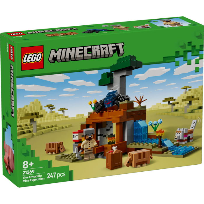 LEGO® Minecraft - Expeditia de minerit cu Tatu (21269), 247 piese [2]