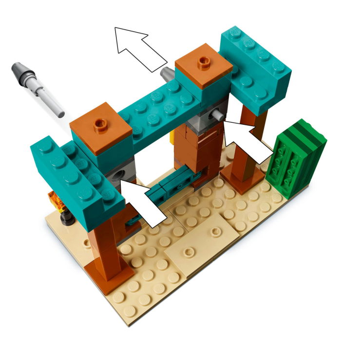  LEGO®  Minecraft - Patrula Illager in desert (21267), 105 piese [8]