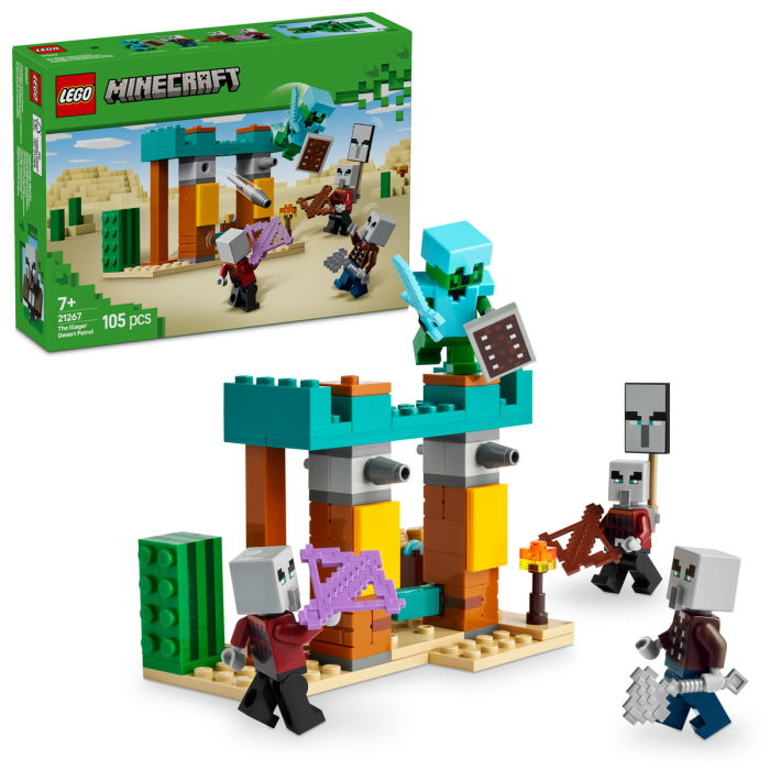  LEGO®  Minecraft - Patrula Illager in desert (21267), 105 piese [1]