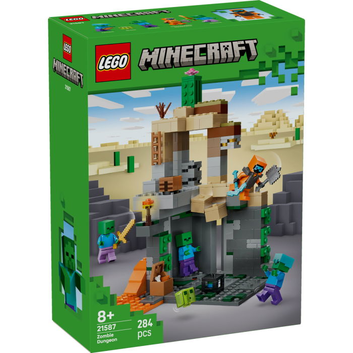 LEGO® Minecraft -  Temnita cu zombi (21587), 284 piese [2]
