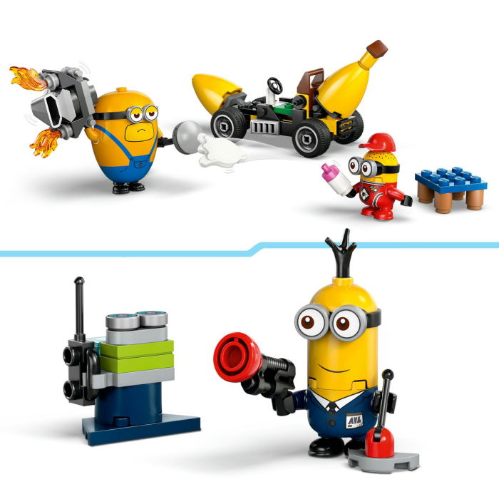  LEGO®  Minions - Minionii si masina-banana (75580), 136 piese [8]