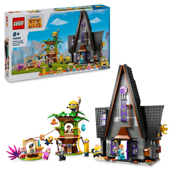  LEGO®  Minions - Resedinta de familie a lui Gru si a minionilor (75583), 868 piese [1]